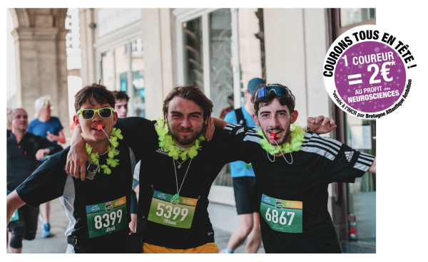 Course solidaire &agrave; Rennes, au profit des neurosciences