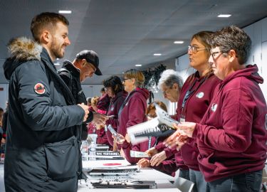 Retrait des dossards